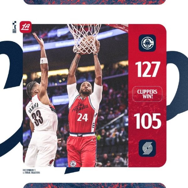 九游娱乐 快船大捷开荒者升西部第五 国王驱逐火箭3连胜