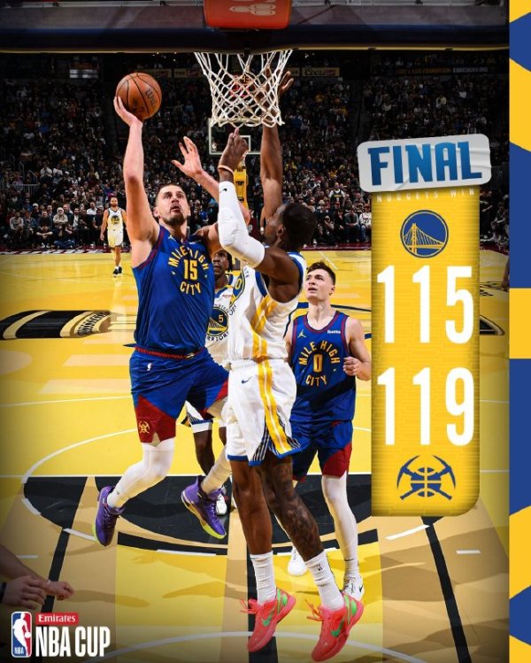 九游娱乐 库里24+7+11约基奇38+10 骁雄遭掘金逆转5连败